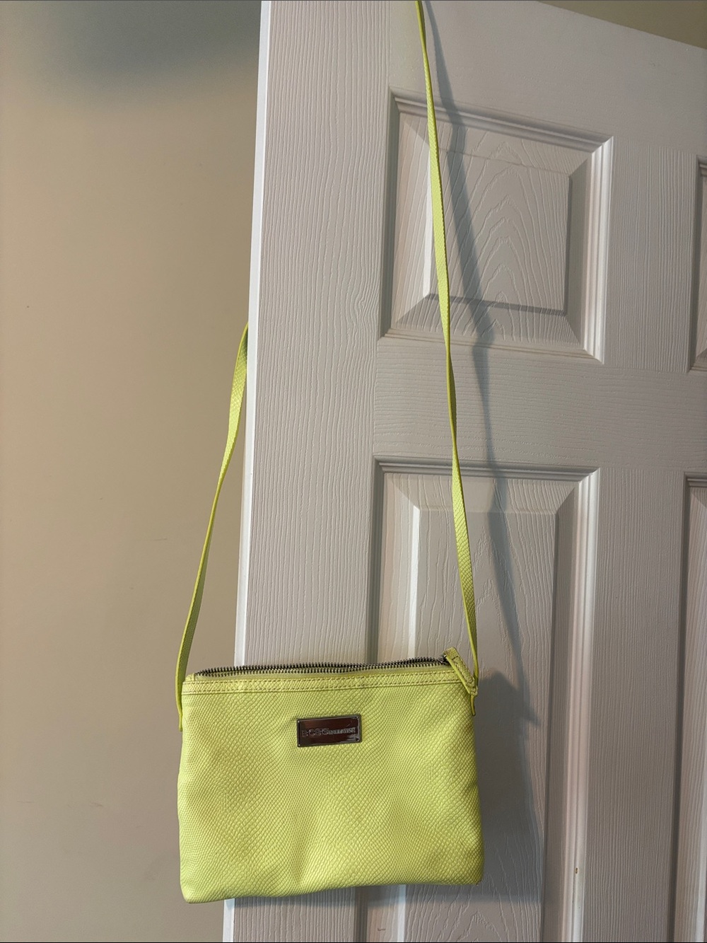 BCBG Vibrant Yellow Crossbody Bag
